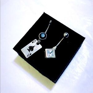 2 set Body Jewelry- ace & diamond